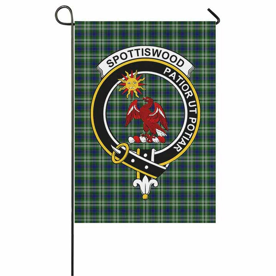 Spottiswood Tartan Classic Crest Garden Flag