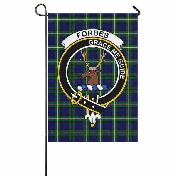 Forbes Tartan Classic Crest Garden Flag