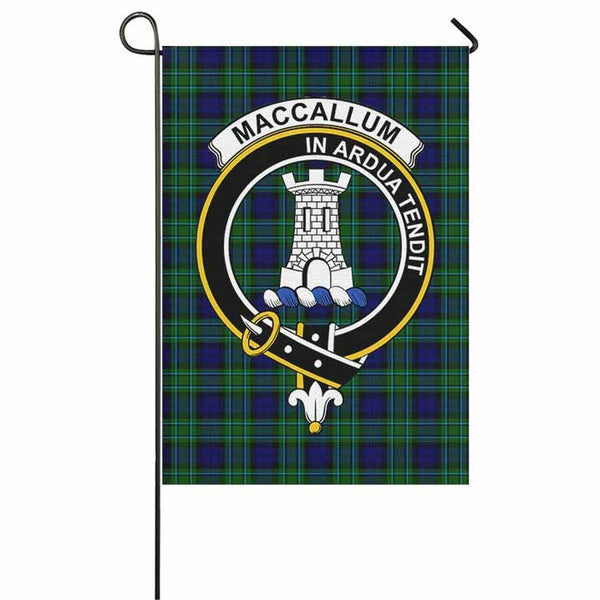 MacCallum Tartan Classic Crest Garden Flag