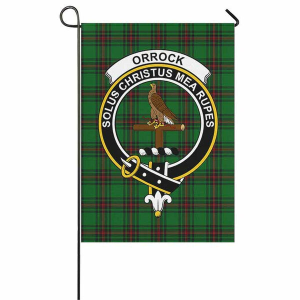 Orrock Tartan Classic Crest Garden Flag