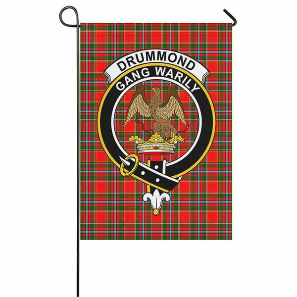 Drummond Tartan Classic Crest Garden Flag