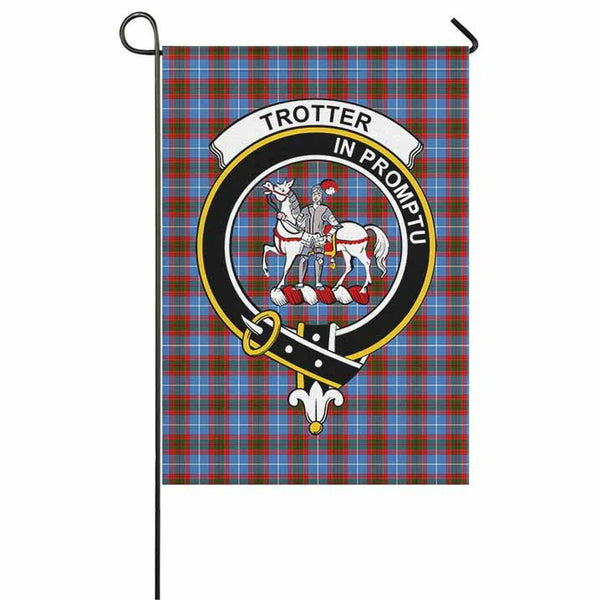 Trotter Tartan Classic Crest Garden Flag