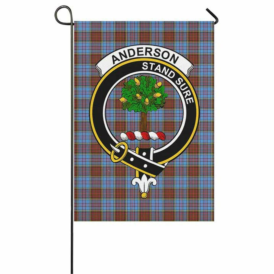 Anderson Tartan Classic Crest Garden Flag