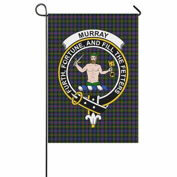 Murray (of Atholl) Tartan Classic Crest Garden Flag