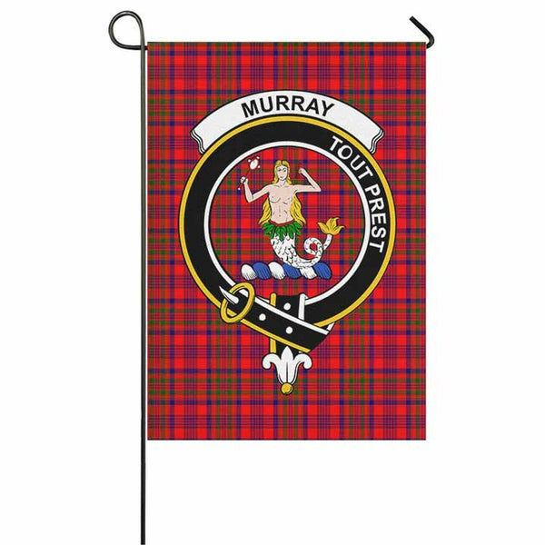 Murray (of Dysart) Tartan Classic Crest Garden Flag