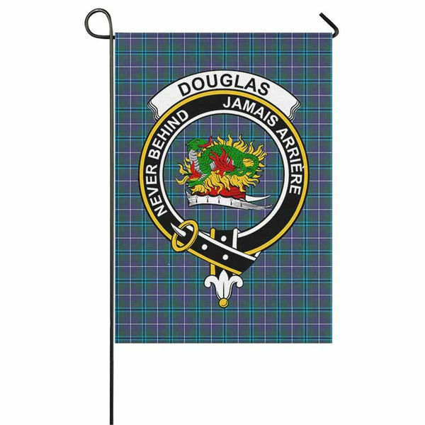 Douglas Tartan Classic Crest Garden Flag