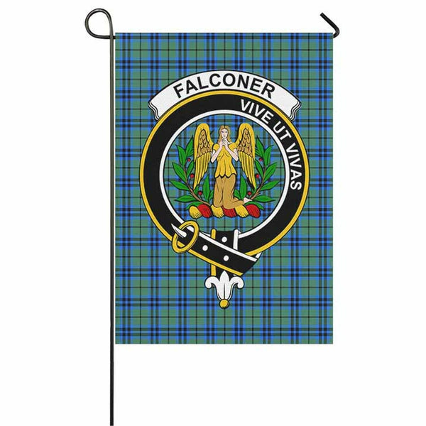 Falconer Tartan Classic Crest Garden Flag