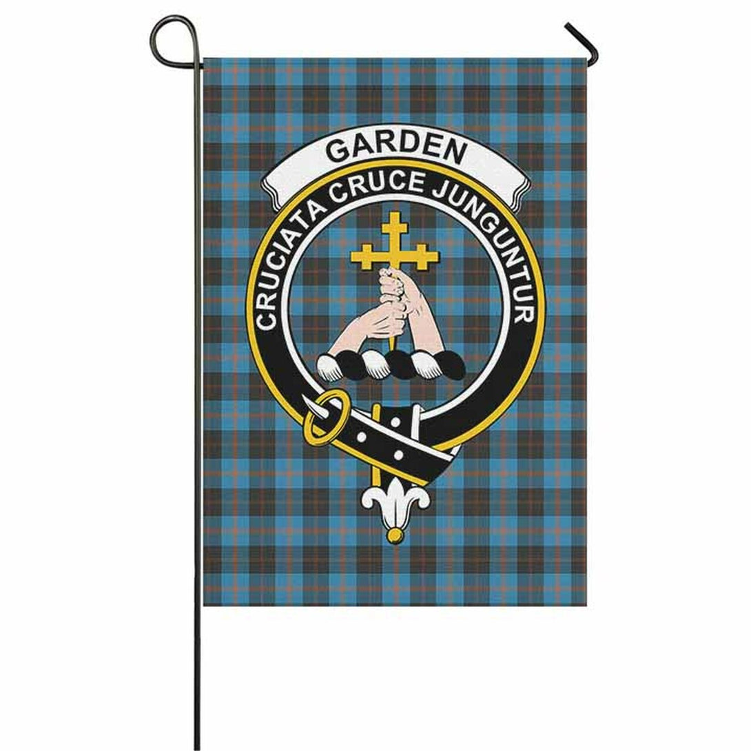 Garden Tartan Classic Crest Garden Flag