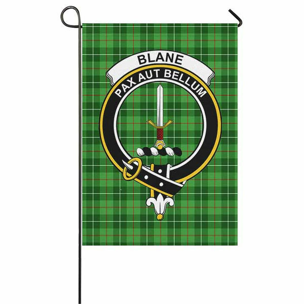 Blane Tartan Classic Crest Garden Flag