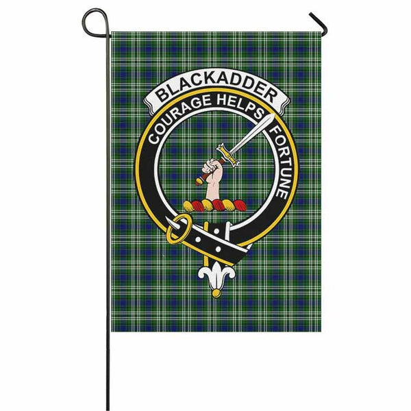 Blackadder Tartan Classic Crest Garden Flag