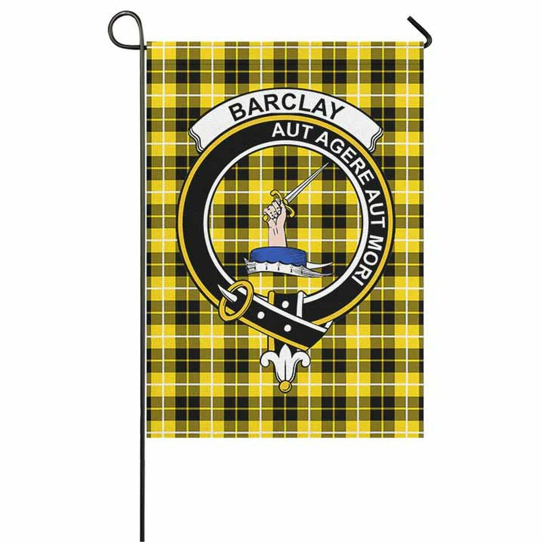 Barclay Tartan Classic Crest Garden Flag