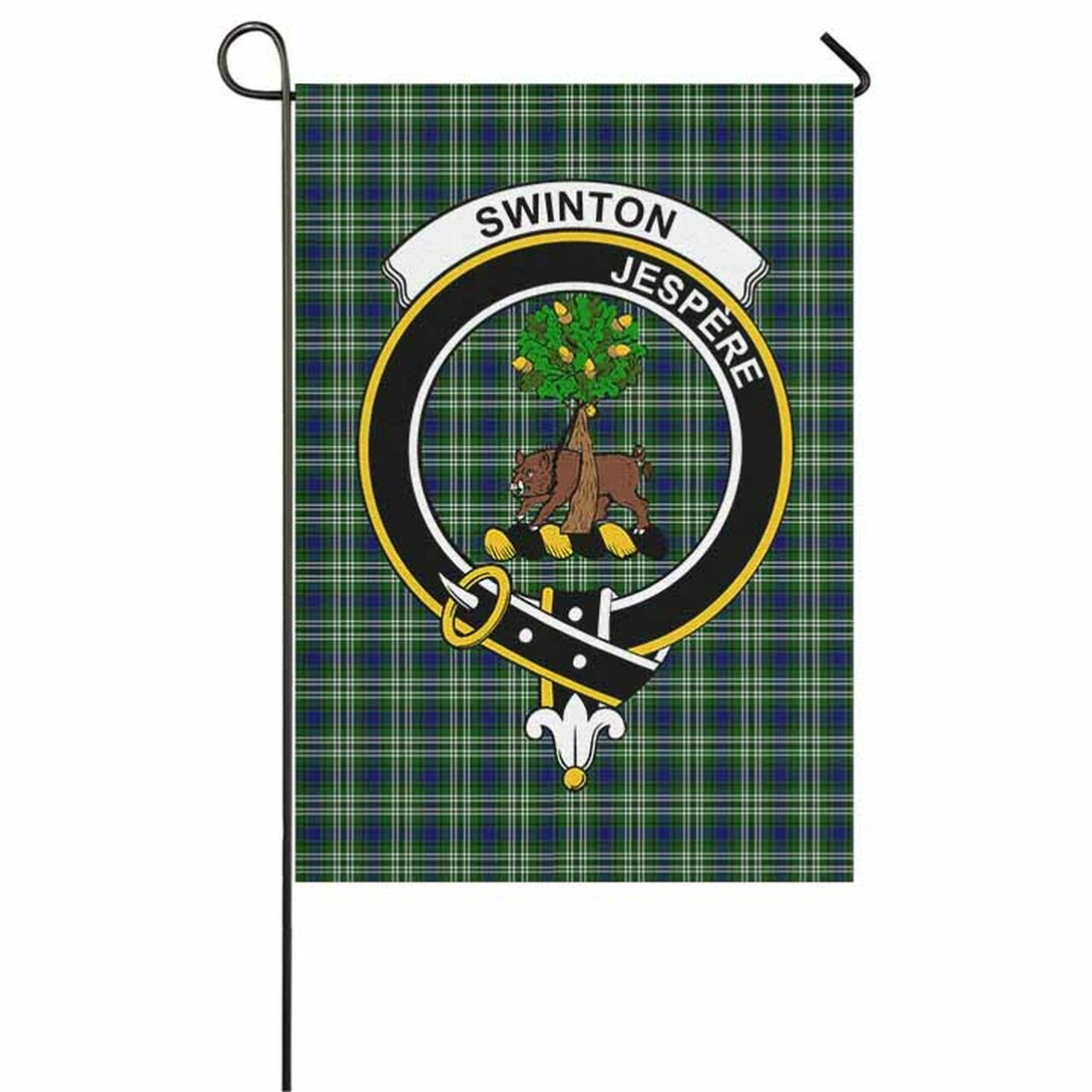 Swinton Tartan Classic Crest Garden Flag