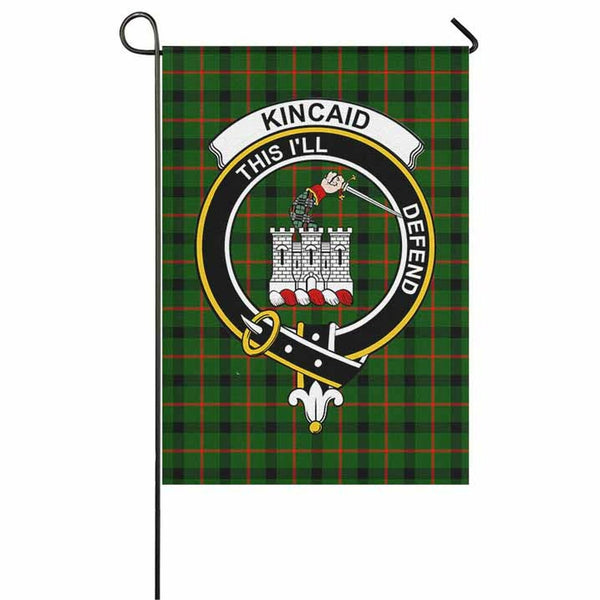 Kincaid Tartan Classic Crest Garden Flag