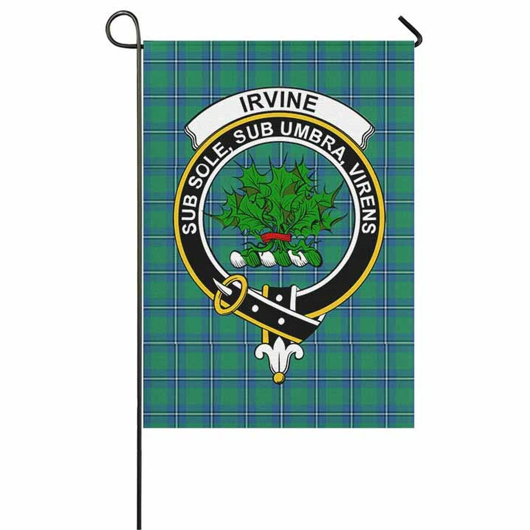 Irvine Tartan Classic Crest Garden Flag