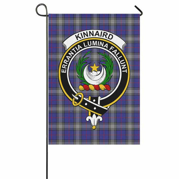 Kinnaird Tartan Classic Crest Garden Flag