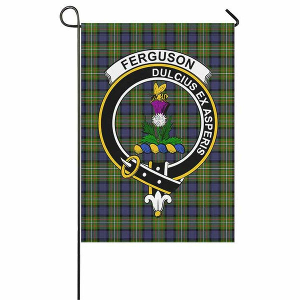 Fergusson Tartan Classic Crest Garden Flag