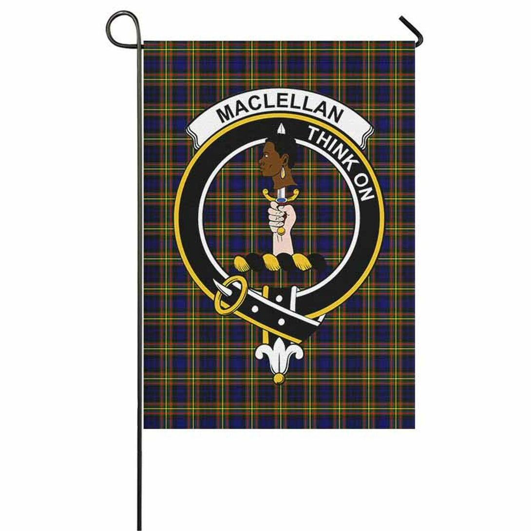 MacLellan Tartan Classic Crest Garden Flag