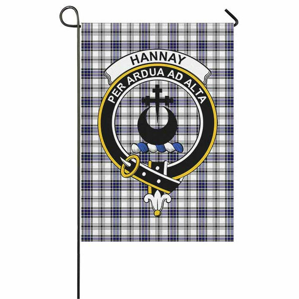 Hannay Tartan Classic Crest Garden Flag