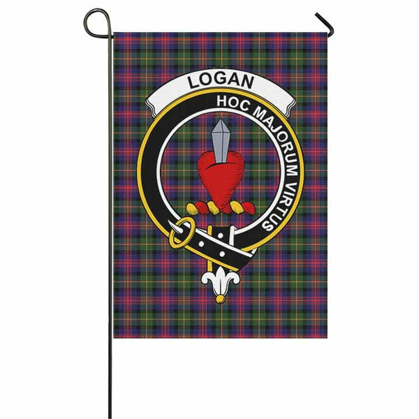 Logan Tartan Classic Crest Garden Flag