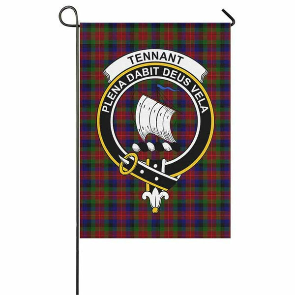 Tennant Tartan Classic Crest Garden Flag