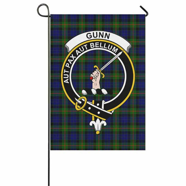 Gunn Tartan Classic Crest Garden Flag