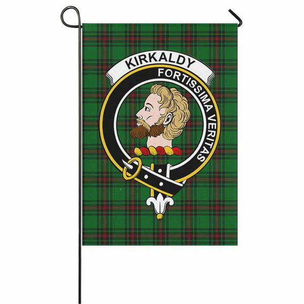 Kirkaldy Tartan Classic Crest Garden Flag