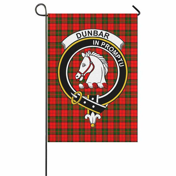 Dunbar Tartan Classic Crest Garden Flag