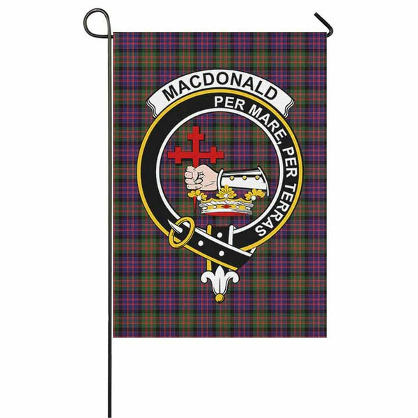 MacDonald (Clan Donald) Tartan Classic Crest Garden Flag