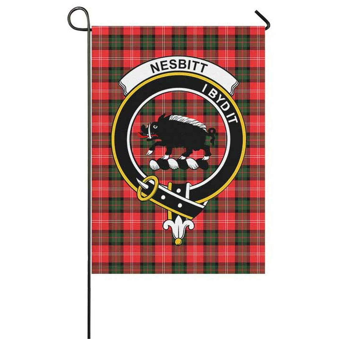 Nesbitt Tartan Classic Crest Garden Flag