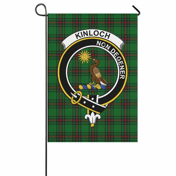 Kinloch Tartan Classic Crest Garden Flag