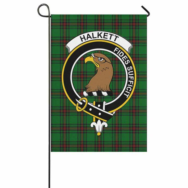 Halkett Tartan Classic Crest Garden Flag