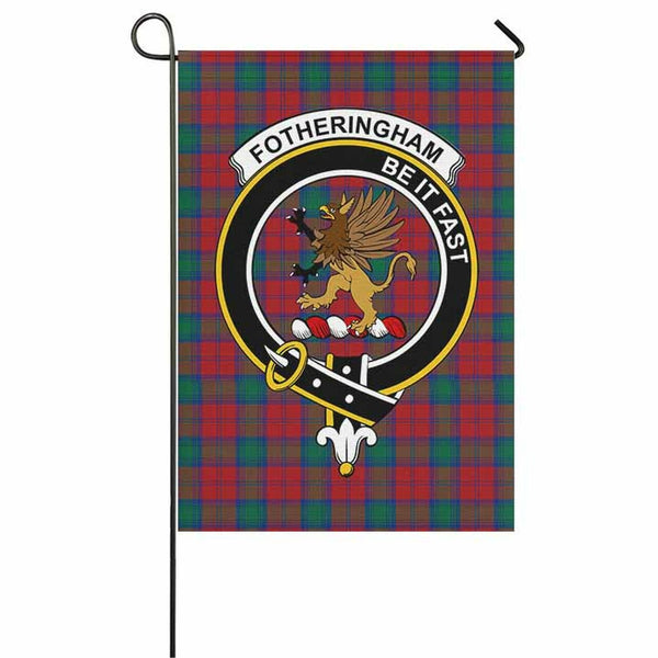 Fotheringham Tartan Classic Crest Garden Flag