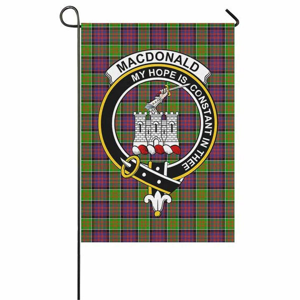 MacDonald (Clan Ranald) Tartan Classic Crest Garden Flag