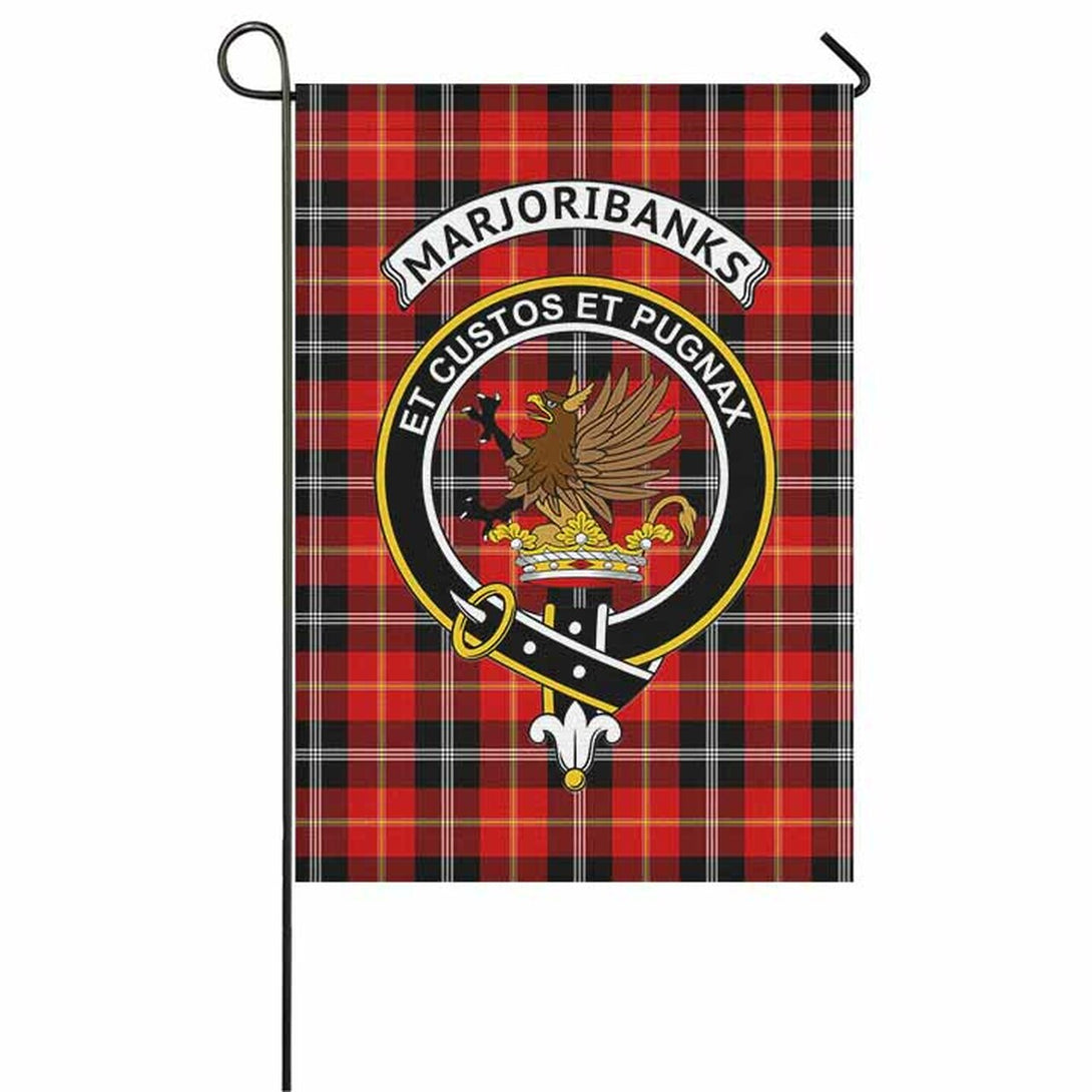 Marjoribanks Tartan Classic Crest Garden Flag