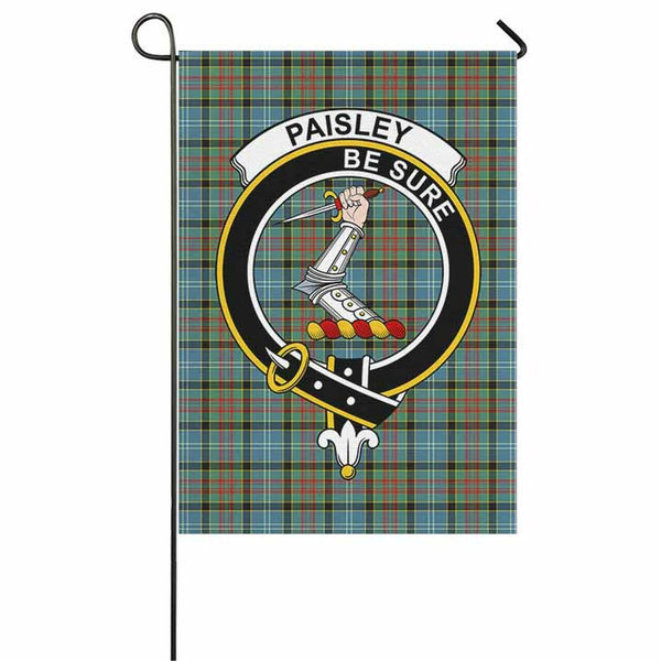 Paisley Tartan Classic Crest Garden Flag