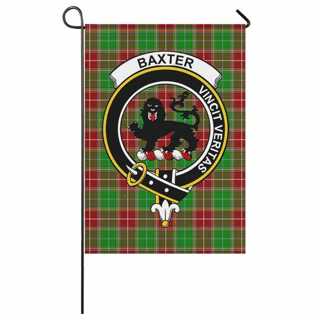 Baxter Tartan Classic Crest Garden Flag