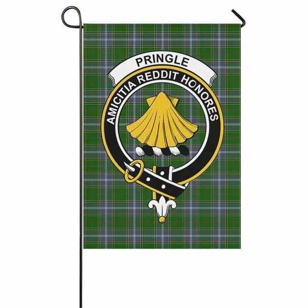 Pringle Tartan Classic Crest Garden Flag