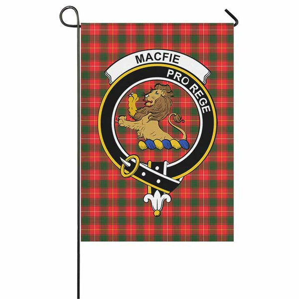 MacFie (of Dreghorn) Tartan Classic Crest Garden Flag