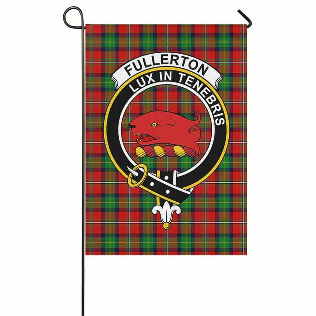 Fullerton Tartan Classic Crest Garden Flag