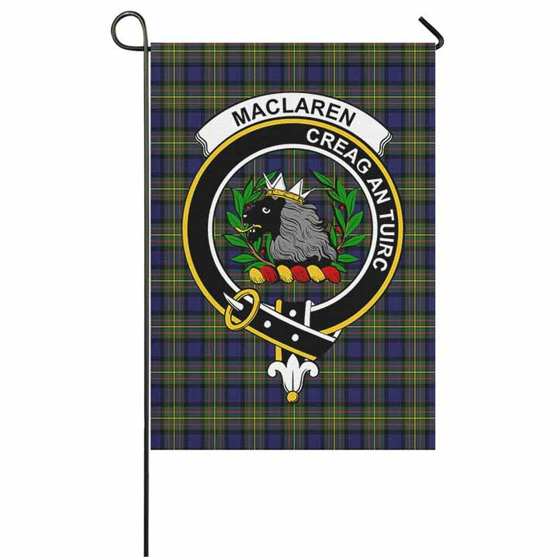 MacLaren Tartan Classic Crest Garden Flag