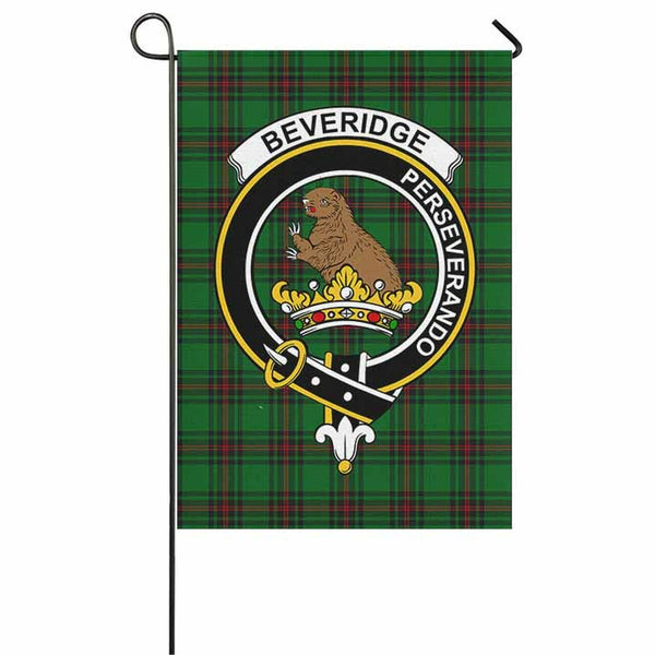 Beveridge Tartan Classic Crest Garden Flag