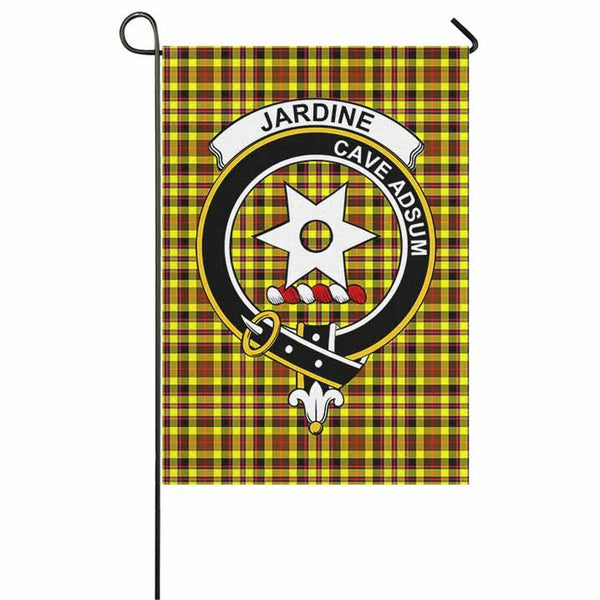 Jardine Tartan Classic Crest Garden Flag