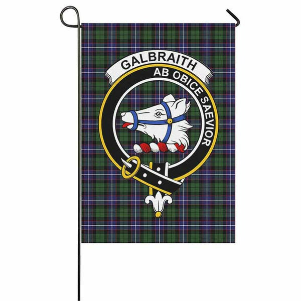 Galbraith Tartan Classic Crest Garden Flag