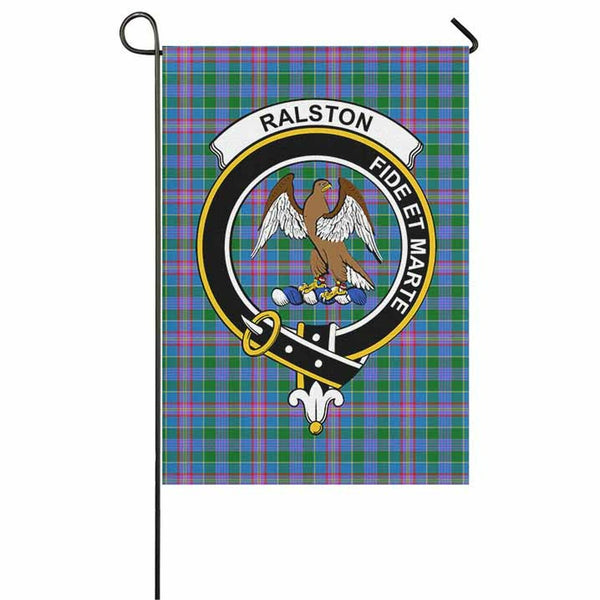 Ralston Tartan Classic Crest Garden Flag