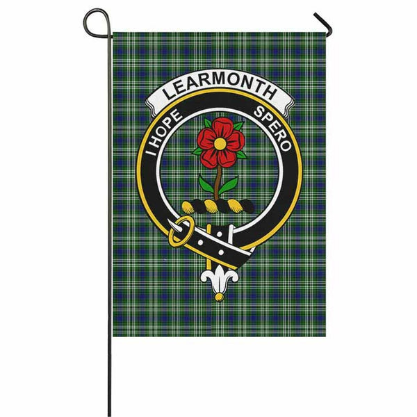 Learmonth Tartan Classic Crest Garden Flag