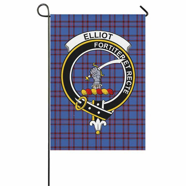 Elliot Tartan Classic Crest Garden Flag