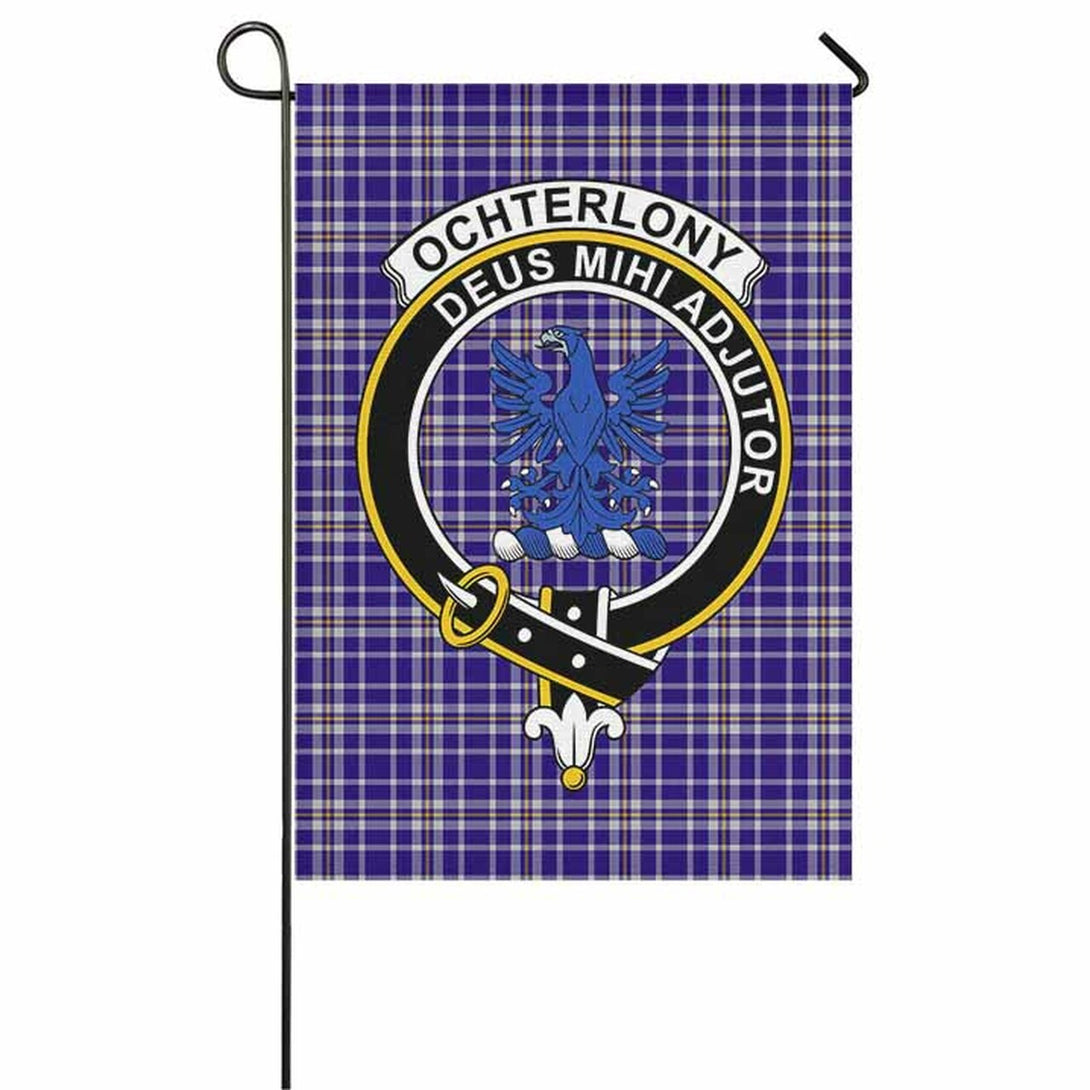 Ochterlony Tartan Classic Crest Garden Flag