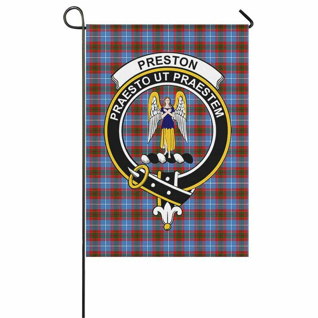 Preston Tartan Classic Crest Garden Flag