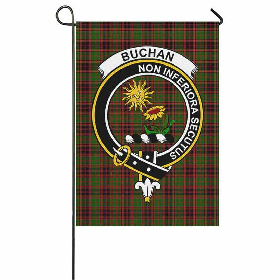 Buchan Tartan Classic Crest Garden Flag