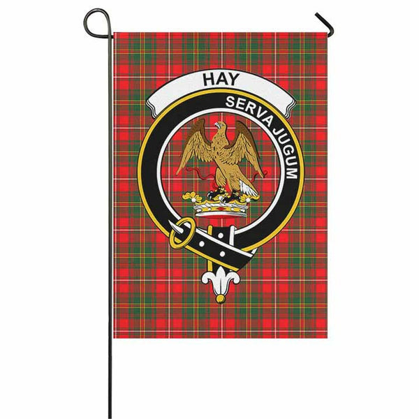 Hay Tartan Classic Crest Garden Flag